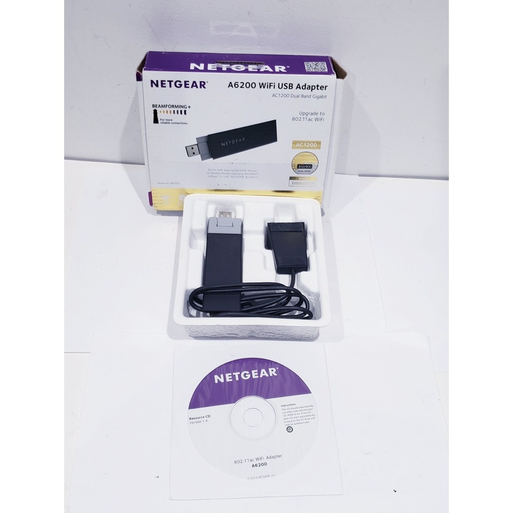 NETGEAR A6200 WiFi USB Wireless Adapter AC1200